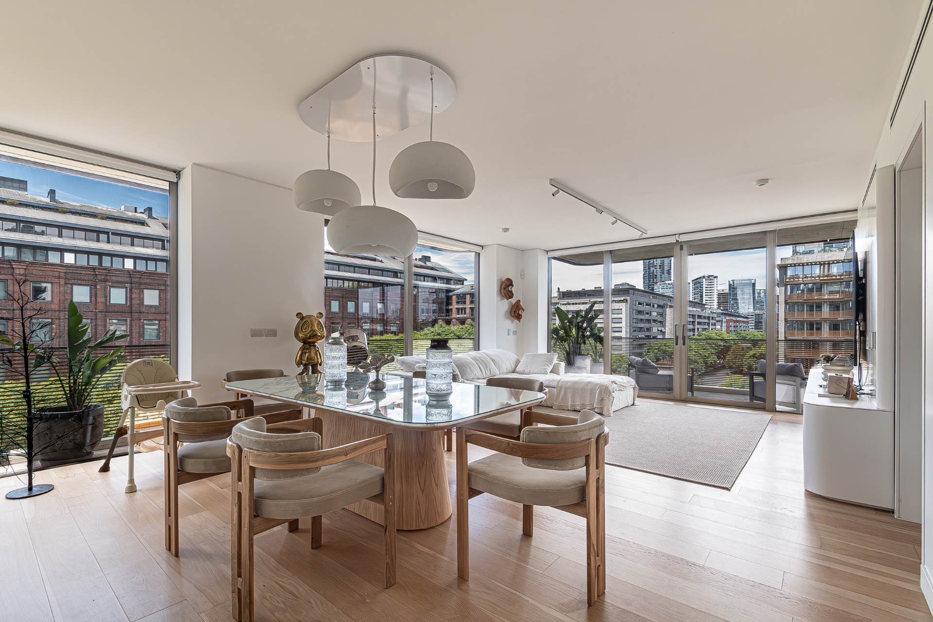Living moderno en Buenos Aires fotografiado profesionalmente